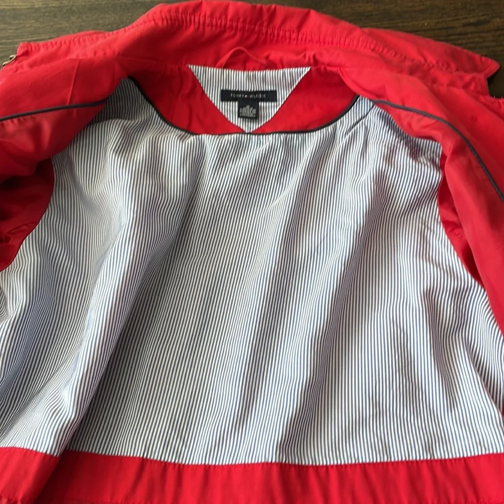 Tommy Hilfiger red trench coat - Picture 7 of 9